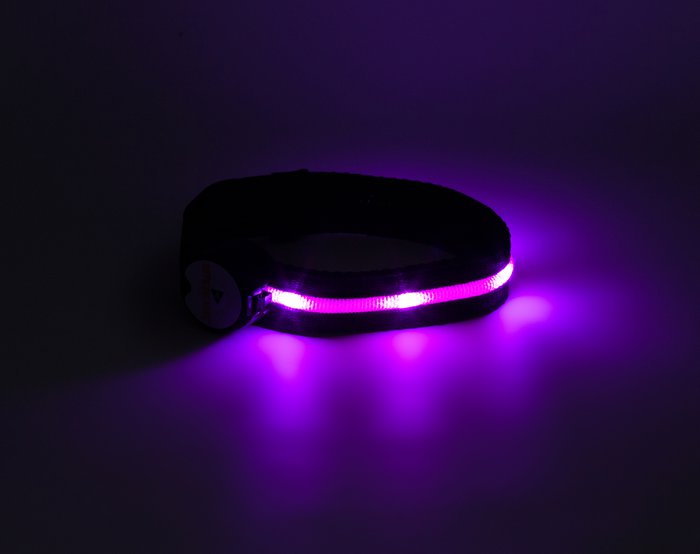 Mace Brand Nite Beams LED Lighted Wrist Band, One Size, Pink - Tophatter Daily Deals