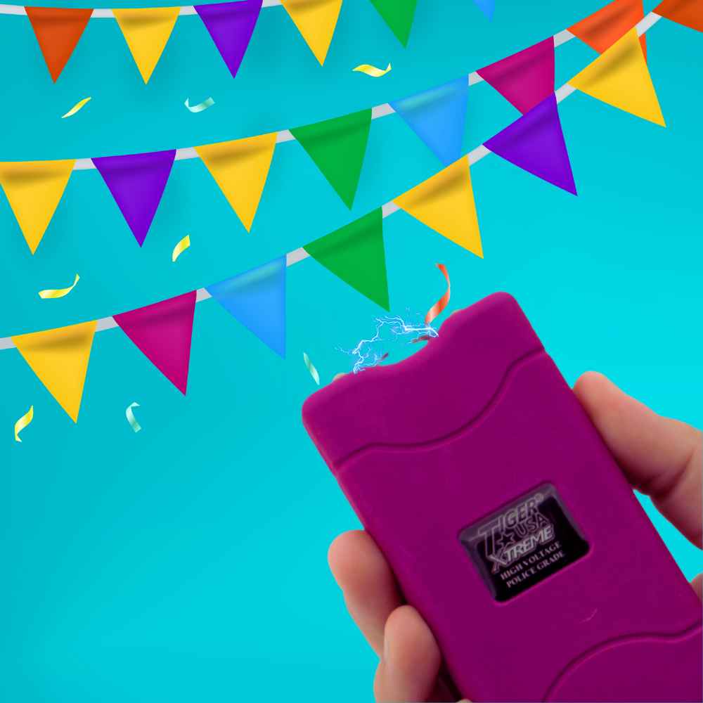 96 Million Volt Tachyon Flashlight Stun Gun Stun Guns - Tophatter Daily Deals