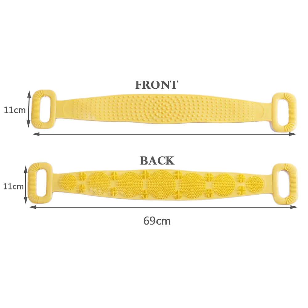 Magic Silicone Brush with Self-Adhesive Hook Bath Towel Bath - Tophatter Daily Deals