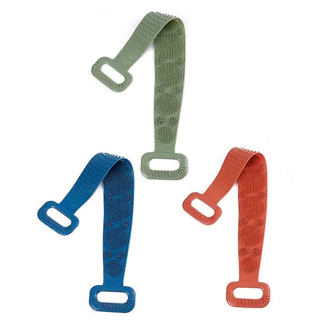 Magic Silicone Brush with Self-Adhesive Hook Bath Towel Bath - Tophatter Daily Deals