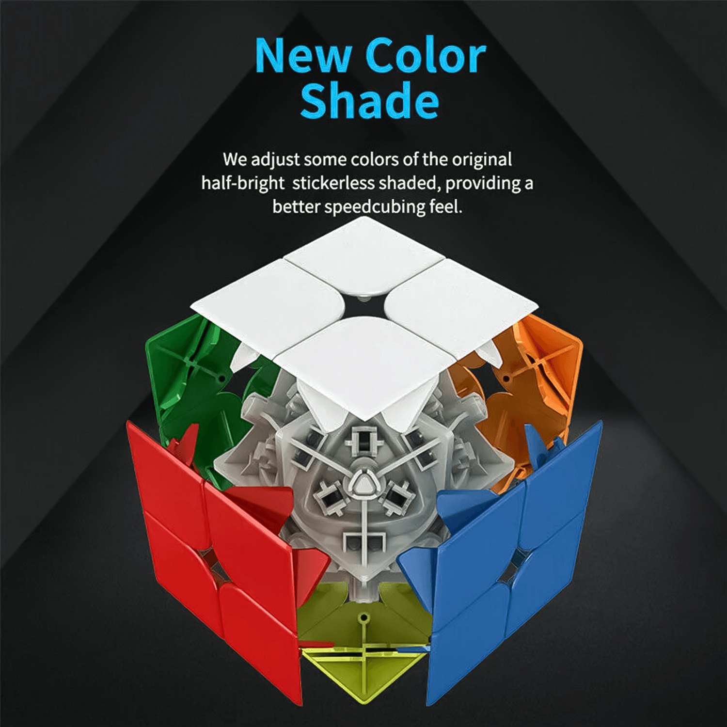 Magic Rubik's Cube - 2x2x2 Speed Cube Fast Smooth Turning Solid Durable & Stickerless Sports Toys - Tophatter Daily Deals