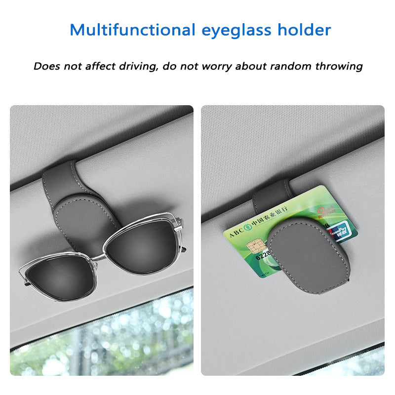 Magnetic Eyeglass Frame Ticket Holder Car and Motorcycle Accessories - Tophatter Daily Deals