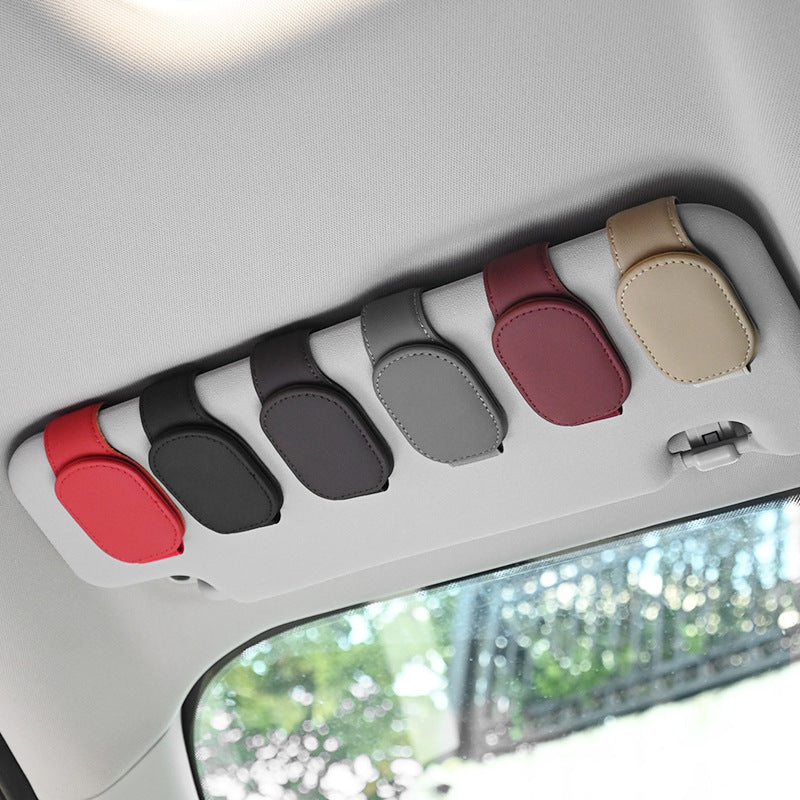 Magnetic Eyeglass Frame Ticket Holder Car and Motorcycle Accessories - Tophatter Daily Deals