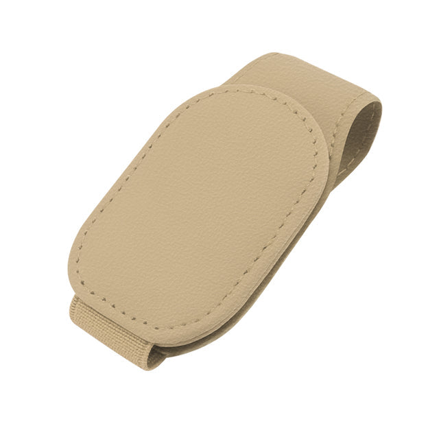 Magnetic Eyeglass Frame Ticket Holder Beige Car and Motorcycle Accessories - Tophatter Daily Deals