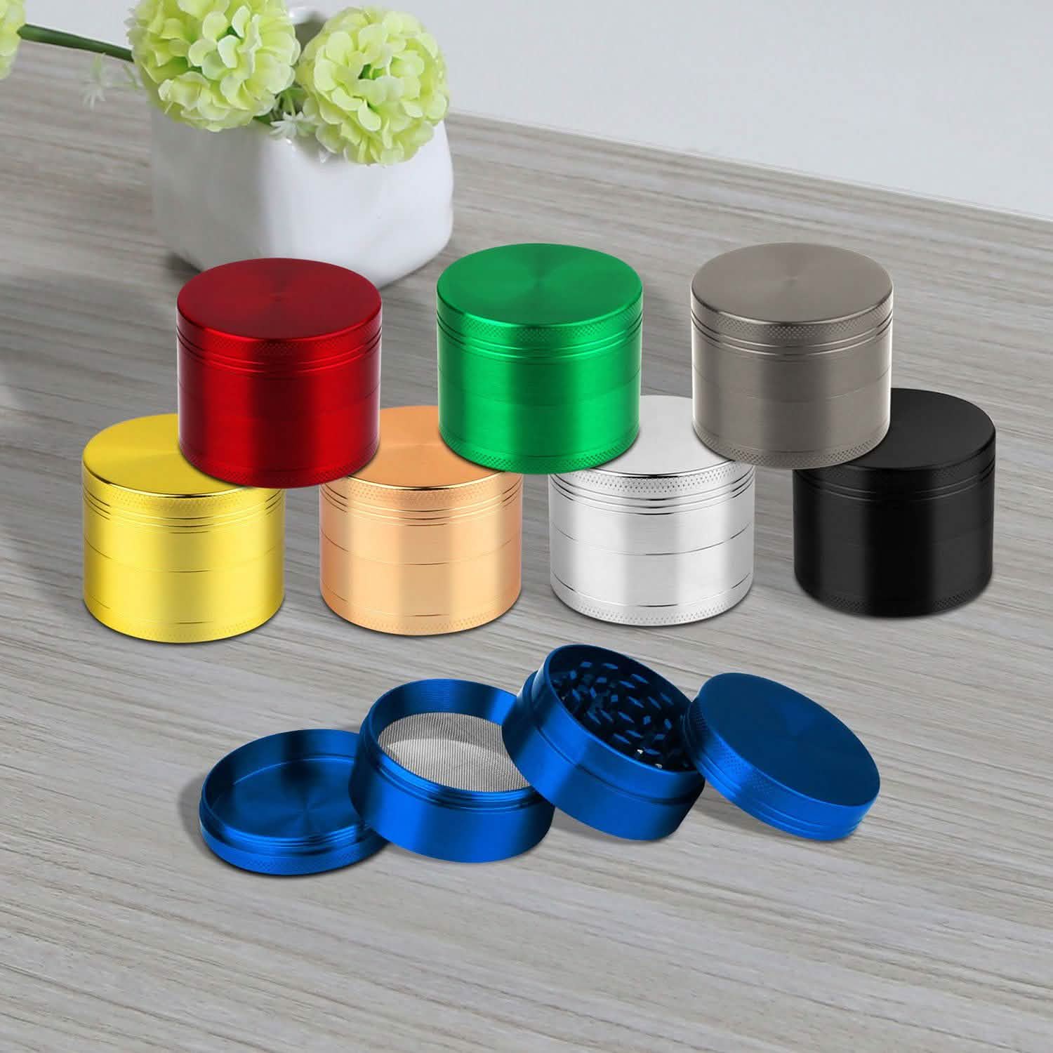 Magnetic Herb Spice Tobacco Grinder Kitchen Tools & Gadgets - Tophatter Daily Deals