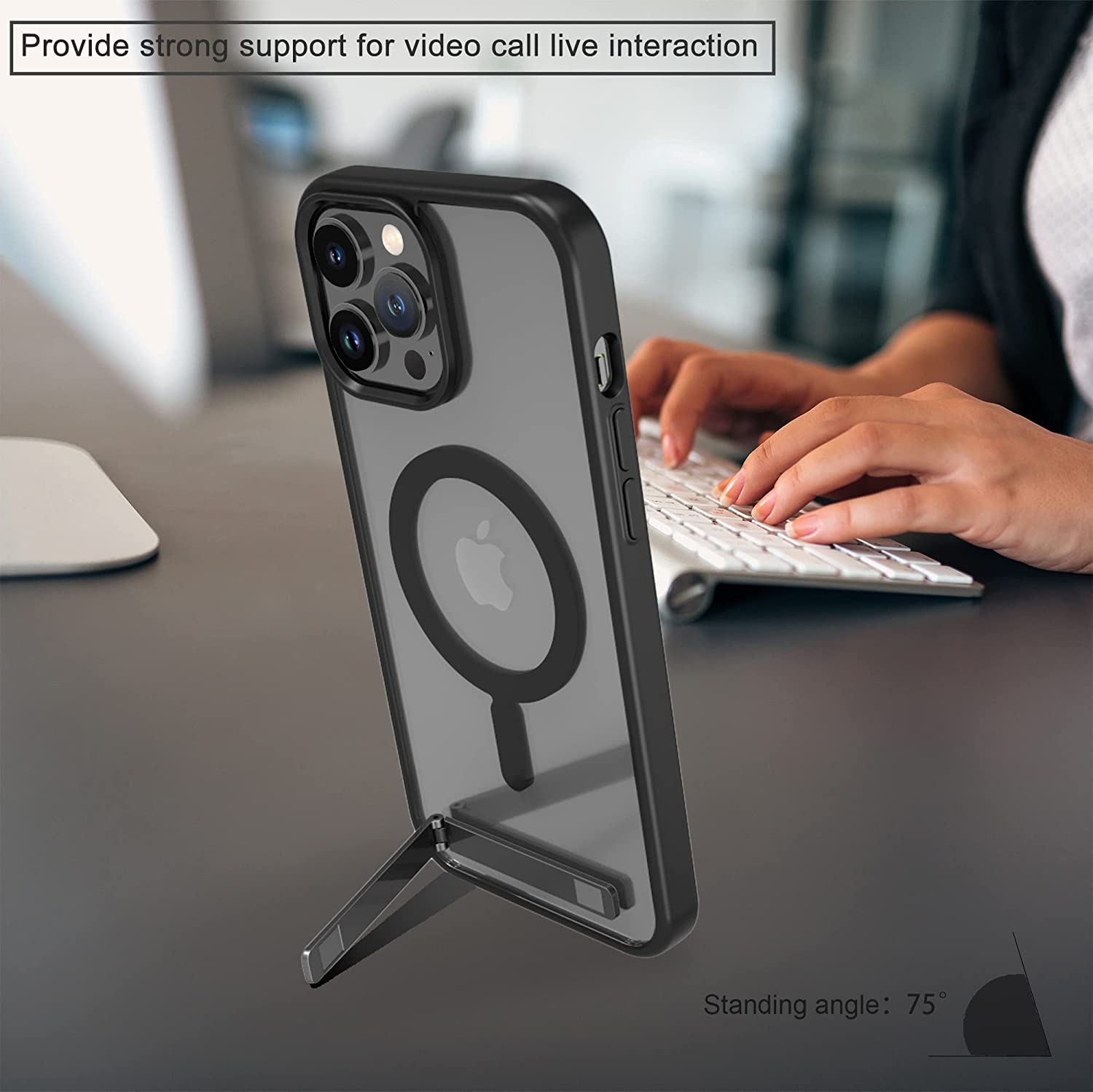 Magnetic Mobile Phone Case With Stand For iPhone iPhone Cases - Tophatter Daily Deals