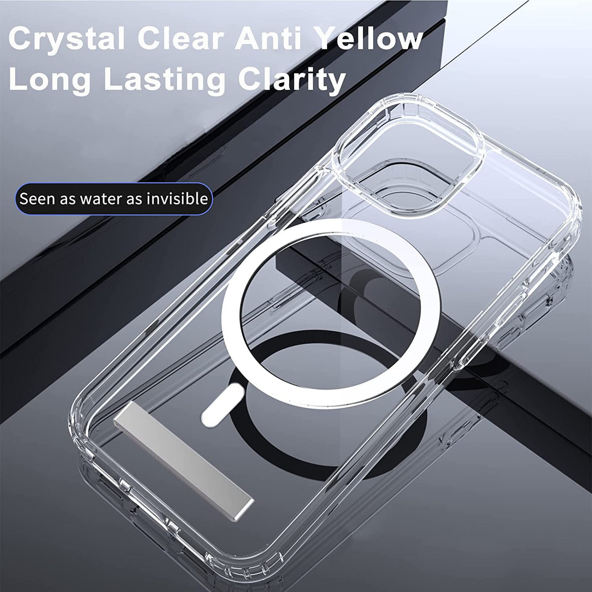 Clear Magnetic Phone Case For IPhone 16 15 14 Pro Max 13 12 11 iPhone Cases - Tophatter Daily Deals