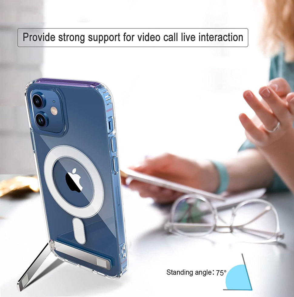 Clear Magnetic Phone Case For IPhone 16 15 14 Pro Max 13 12 11 iPhone Cases - Tophatter Daily Deals