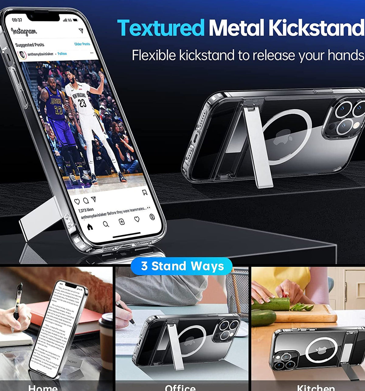 Clear Magnetic Phone Case For IPhone 16 15 14 Pro Max 13 12 11 iPhone Cases - Tophatter Daily Deals
