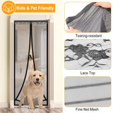 Magnetic Screen Door Hands-free Fly Mesh Door Curtain Pest Control - Tophatter Daily Deals