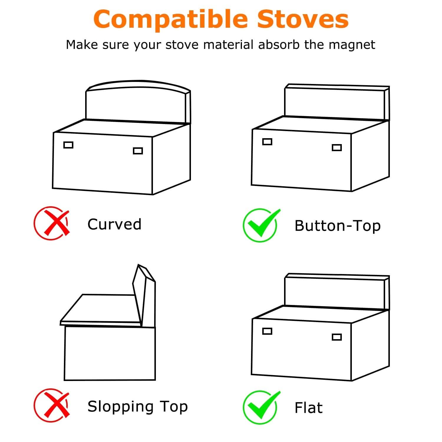 Magnetic Stove Top Shelf Silicone Non-Slip Organizer Kitchen Storage - Tophatter Daily Deals