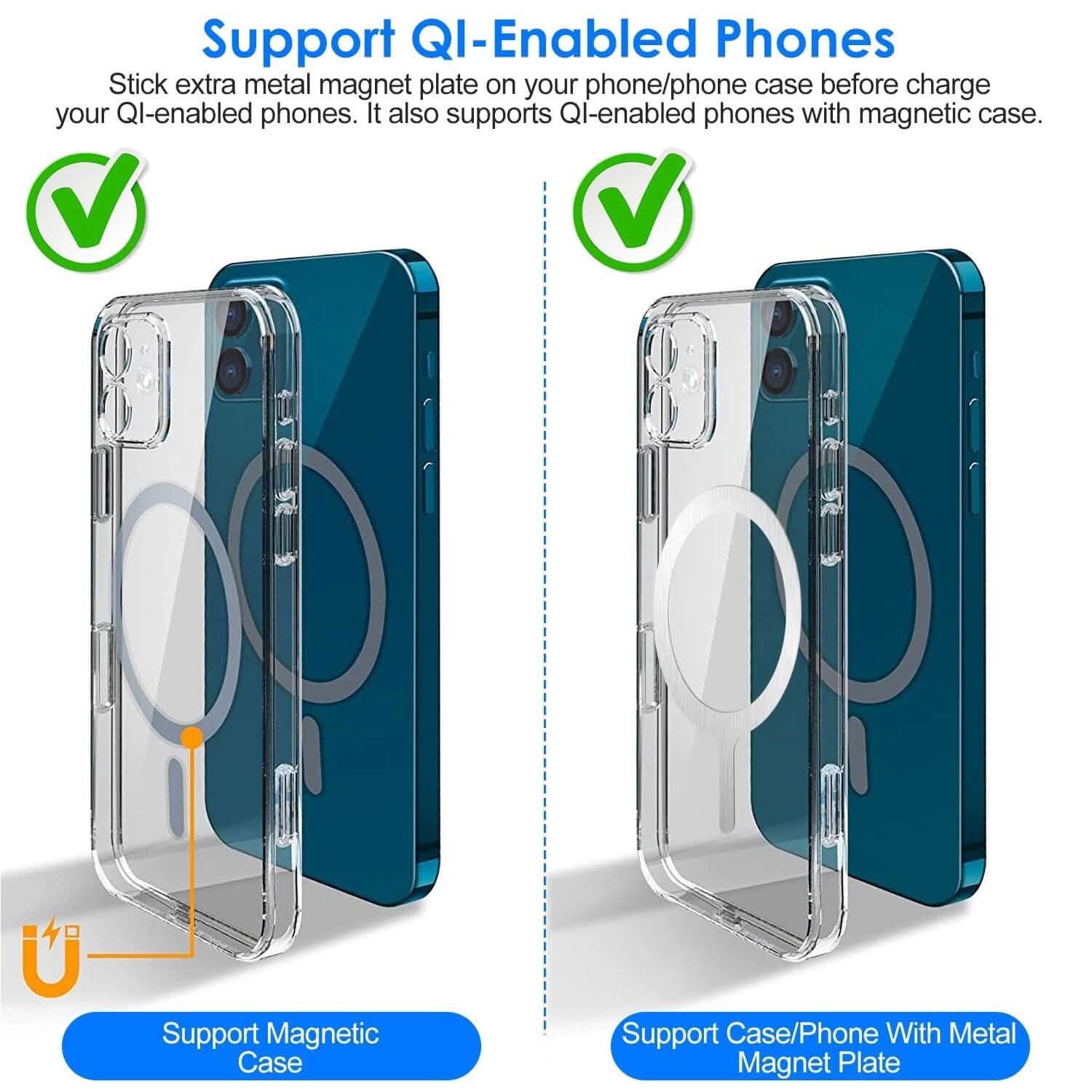 Magnetic Wireless Charger MagSafe Car Phone Mount Air Vent Holder Automotive - Tophatter Daily Deals