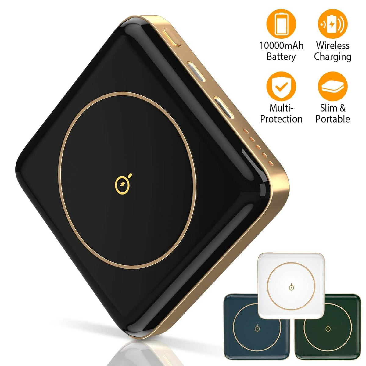 Magnetic Wireless Power Bank 10000mAh Magnetic Portable Charger Magsafe Mobile Accessories - Tophatter Daily Deals