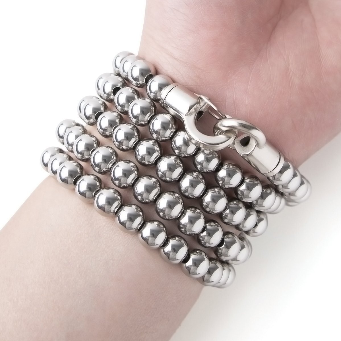 Mahakala Self Defense Beads Mala Bracelet Length C(for wrist circumference >17cm) Self Defense Jewelry - Tophatter Daily Deals