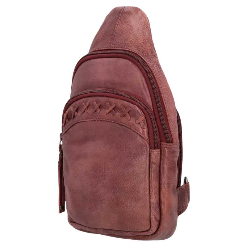 Taylor Leather Conceal Carry Sling Backpack Purse Handgun Purses - Tophatter Daily Deals