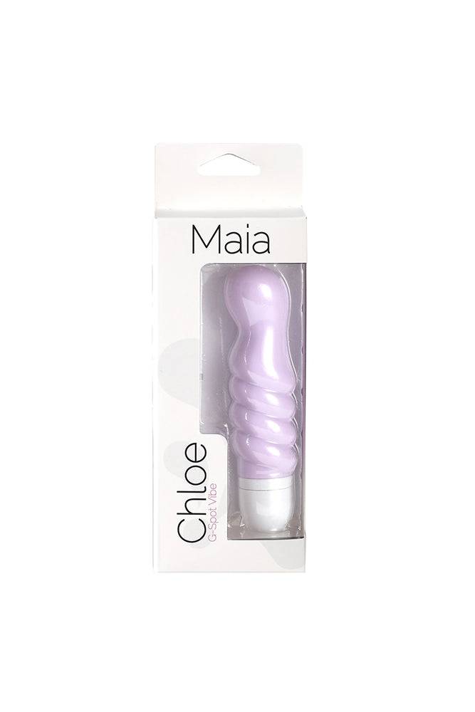 Maia Toys - Chloe Twisty G-Spot Mini Vibe - Purple Sex Toy - Tophatter Daily Deals
