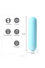 Maia Toys - Jessi Rechargeable Mini Bullet - Aqua Sex Toy - Tophatter Daily Deals