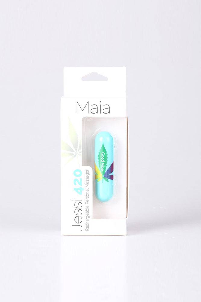 Maia Toys - Jessi 420 Rechargeable Mini Bullet - Aqua Sex Toy - Tophatter Daily Deals