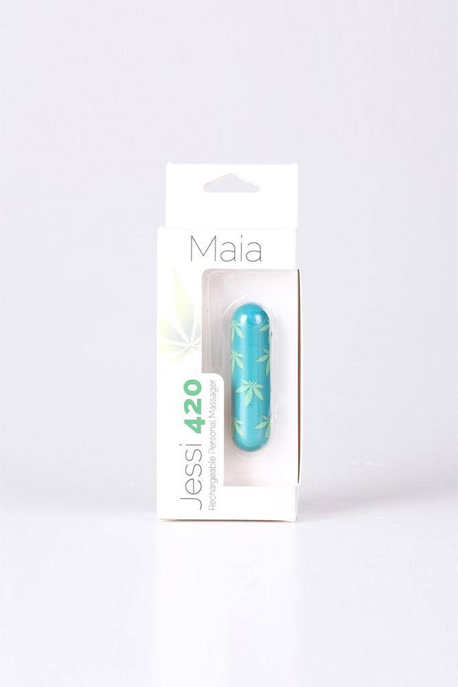 Maia Toys - Jessi 420 Rechargeable Mini Bullet - Emerald Sex Toy - Tophatter Daily Deals