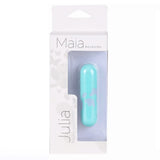 Maia Toys - Julia Rechargeable Butterfly Print Bullet - Teal Sex Toy - Tophatter Daily Deals