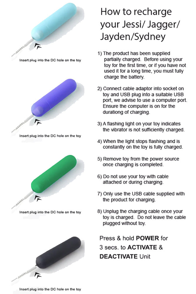 Maia Toys - Jessi 420 Rechargeable Mini Bullet - Emerald Sex Toy - Tophatter Daily Deals