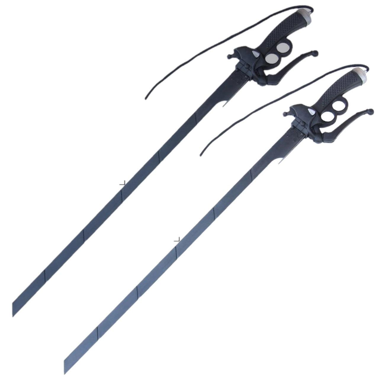 Attack on Titan Special Operation Dual Foam Sword Set Swords - Tophatter Daily Deals