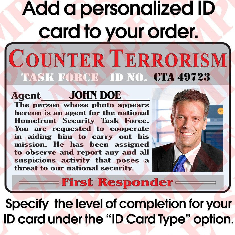 Counter Terrorism Homefront Security Badge - Tophatter's Weapons'N'Deals Badges - Tophatter Daily Deals