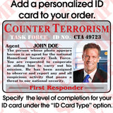 Counter Terrorism Homefront Security Badge - Tophatter's Weapons'N'Deals Badges - Tophatter Daily Deals