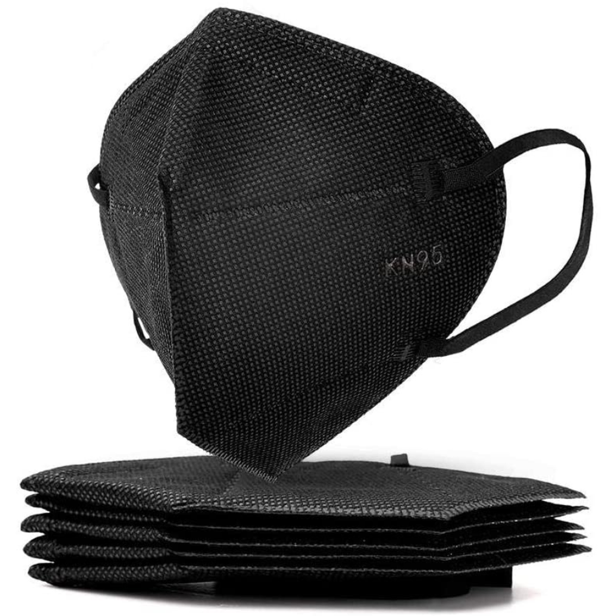 10-Pack Black KN95 Disposable Face Masks Black Health & Wellness - Tophatter Daily Deals