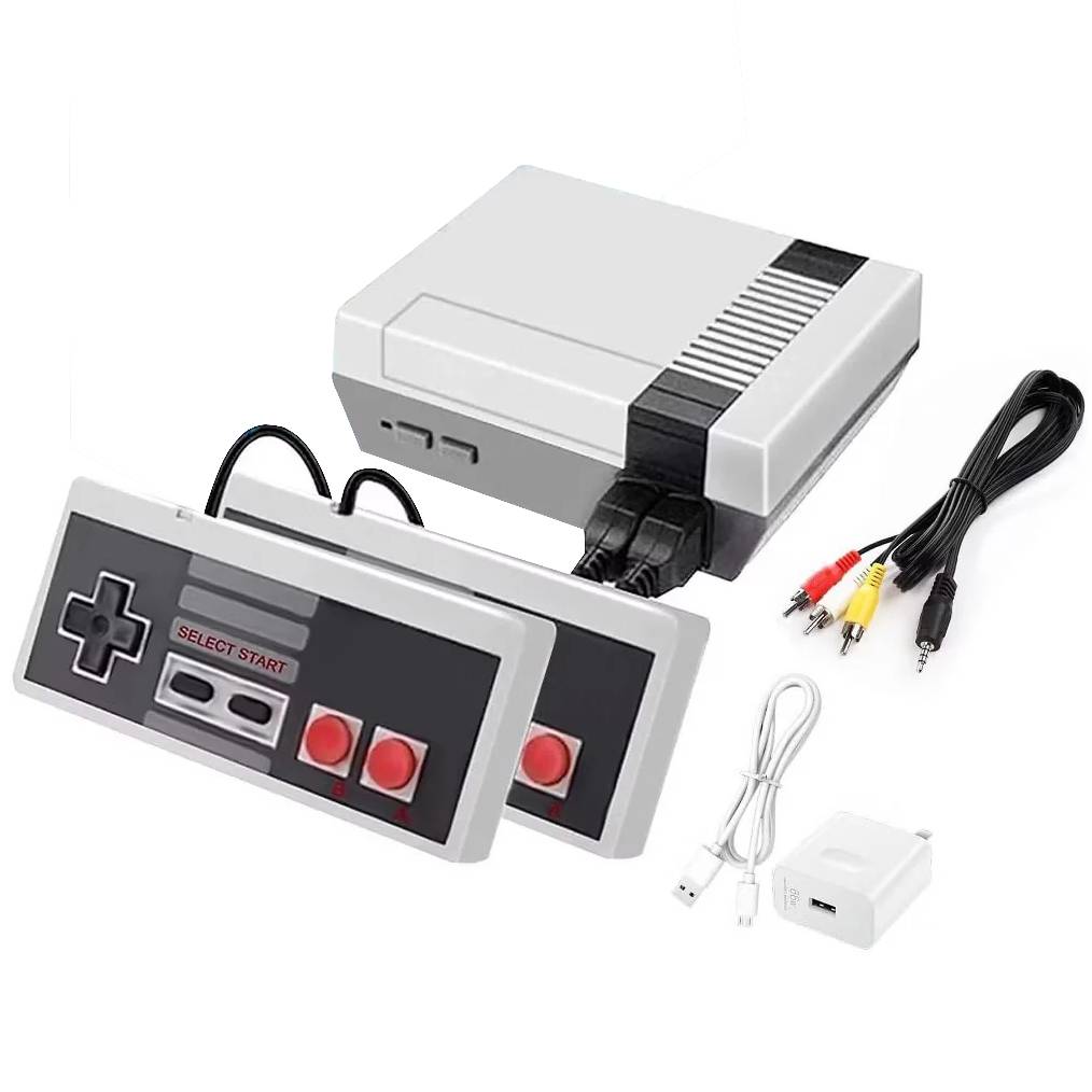 Retro Mini Gaming Console with 620 Classic Games, AV Output, and Dual Controllers Video Games & Consoles - Tophatter Daily Deals