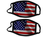 4-Pack Washable/Reusable USA Flag Mask Health & Wellness - Tophatter Daily Deals