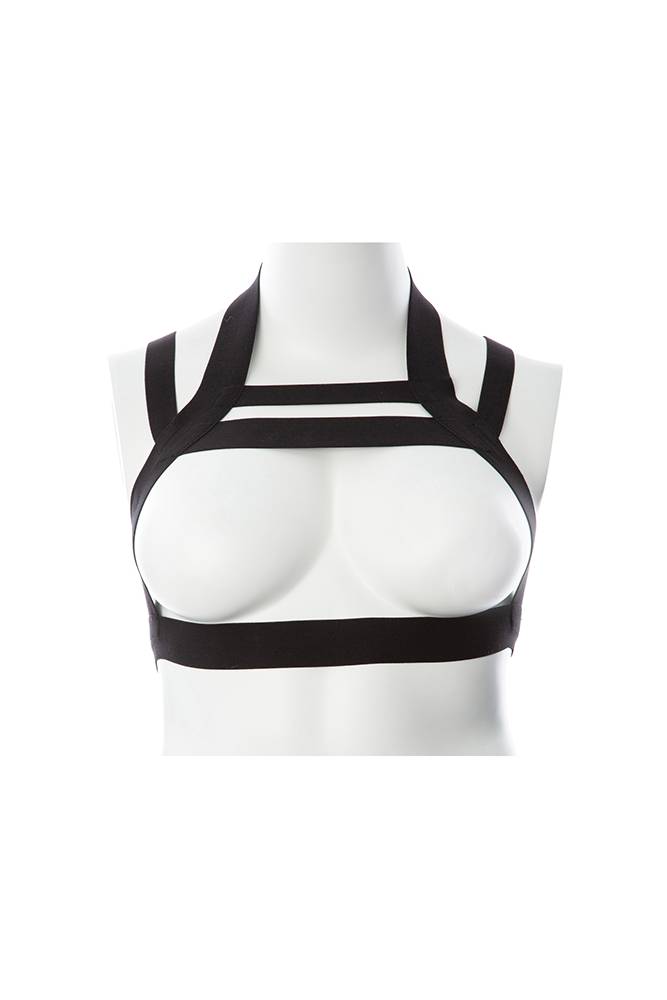 Shibari - Gender Fluid - Majesty Harness Top - Black Lingerie - Tophatter Daily Deals