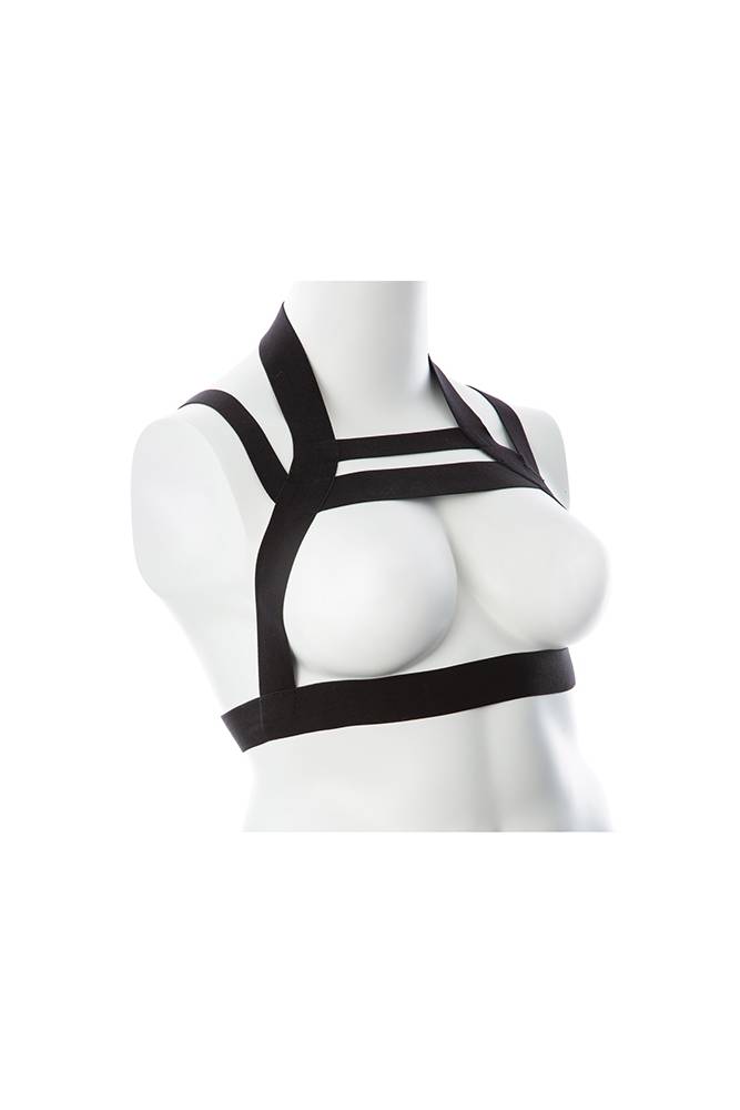 Shibari - Gender Fluid - Majesty Harness Top - Black Lingerie - Tophatter Daily Deals