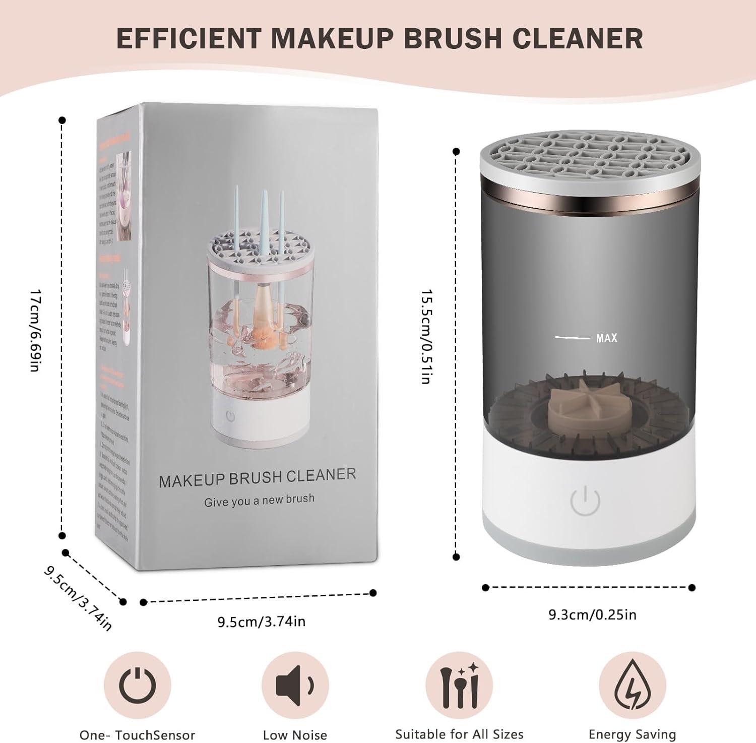 Makeup Brush Cleaner Machine - Automatic Fast Electric Brush Cleaning Holder Dryer Health & Beauty - Tophatter Daily Deals
