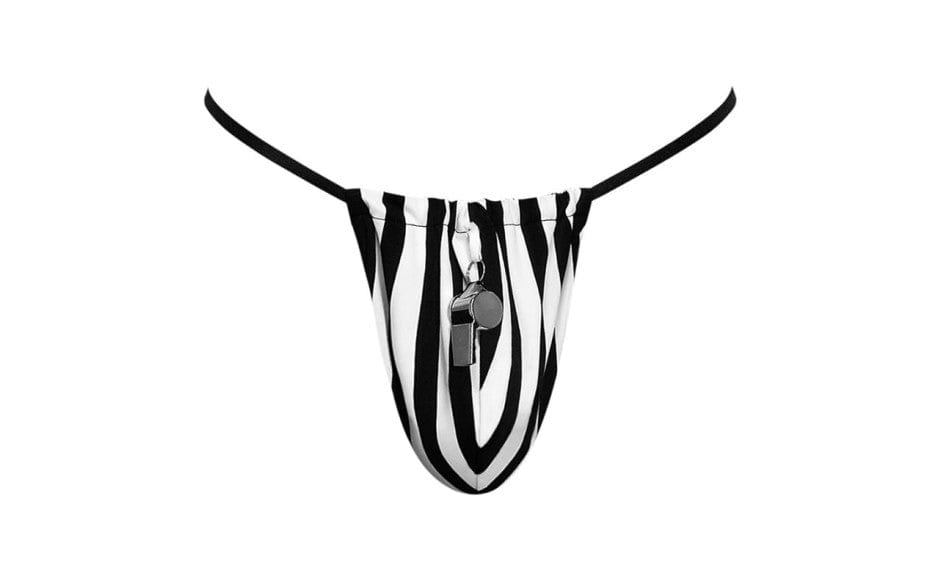 Referee Novelty G-String Black for Men by Male Power > Clothes > Mens G-Strings - Tophatter Daily Deals