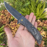 3D Sculpture Reindeer Folding Knife - Tophatter Daily Deals