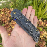 3D Sculpture Reindeer Folding Knife - Tophatter Daily Deals