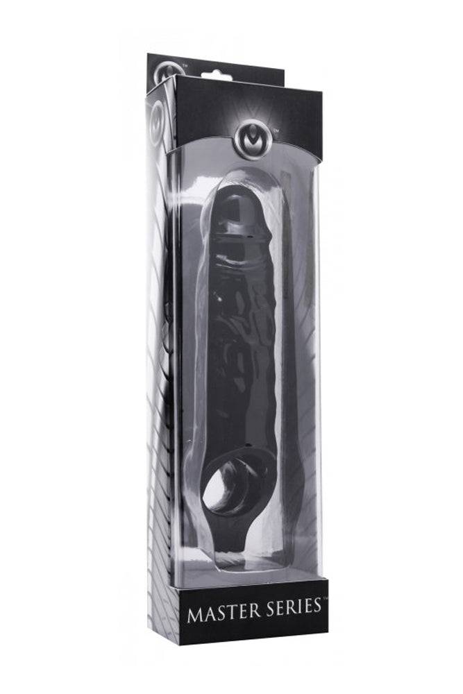 XR Brands - Master Series - Mamba Cock Sheath - Black Sex Toy - Tophatter Daily Deals