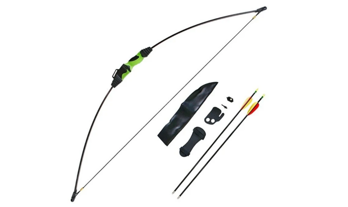 MANKUNG 18LBS RECURVE BOW SET - BLACK - Tophatter's Army Deals ARCHERY - Tophatter Daily Deals