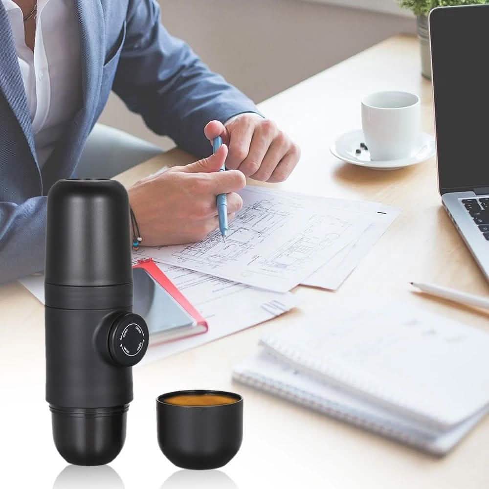 Manually Operated Portable Coffee Maker Espresso Machine Coffee Makers & Accessories - Tophatter Daily Deals