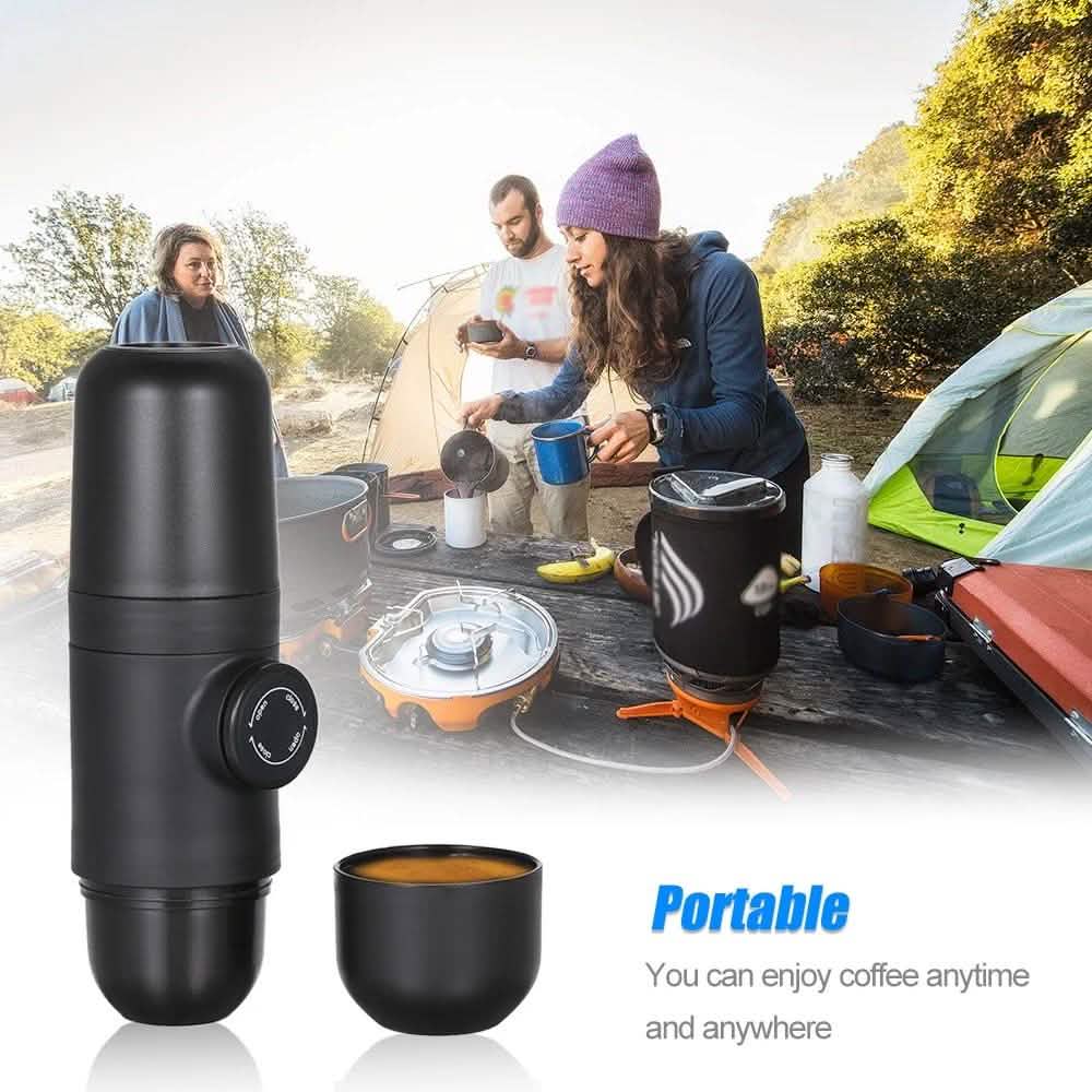 Manually Operated Portable Coffee Maker Espresso Machine Coffee Makers & Accessories - Tophatter Daily Deals