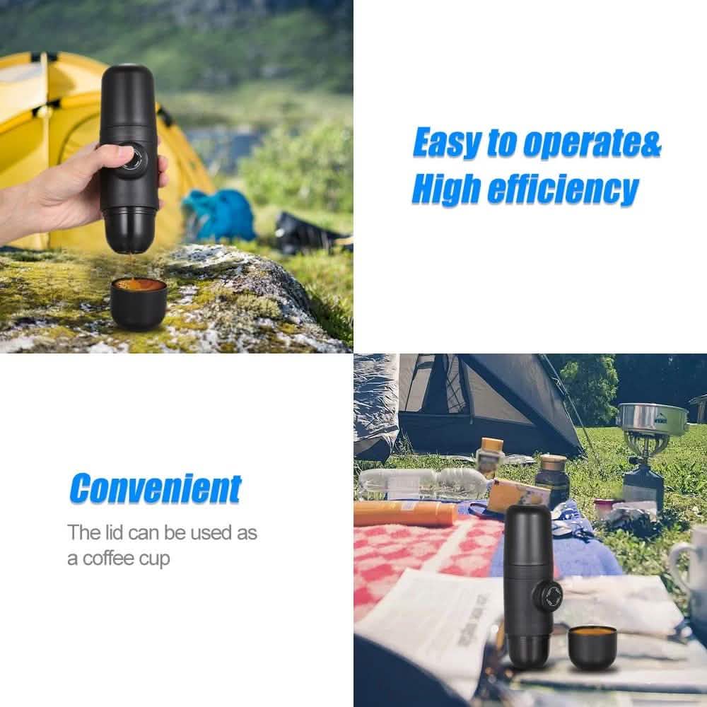 Manually Operated Portable Coffee Maker Espresso Machine Coffee Makers & Accessories - Tophatter Daily Deals