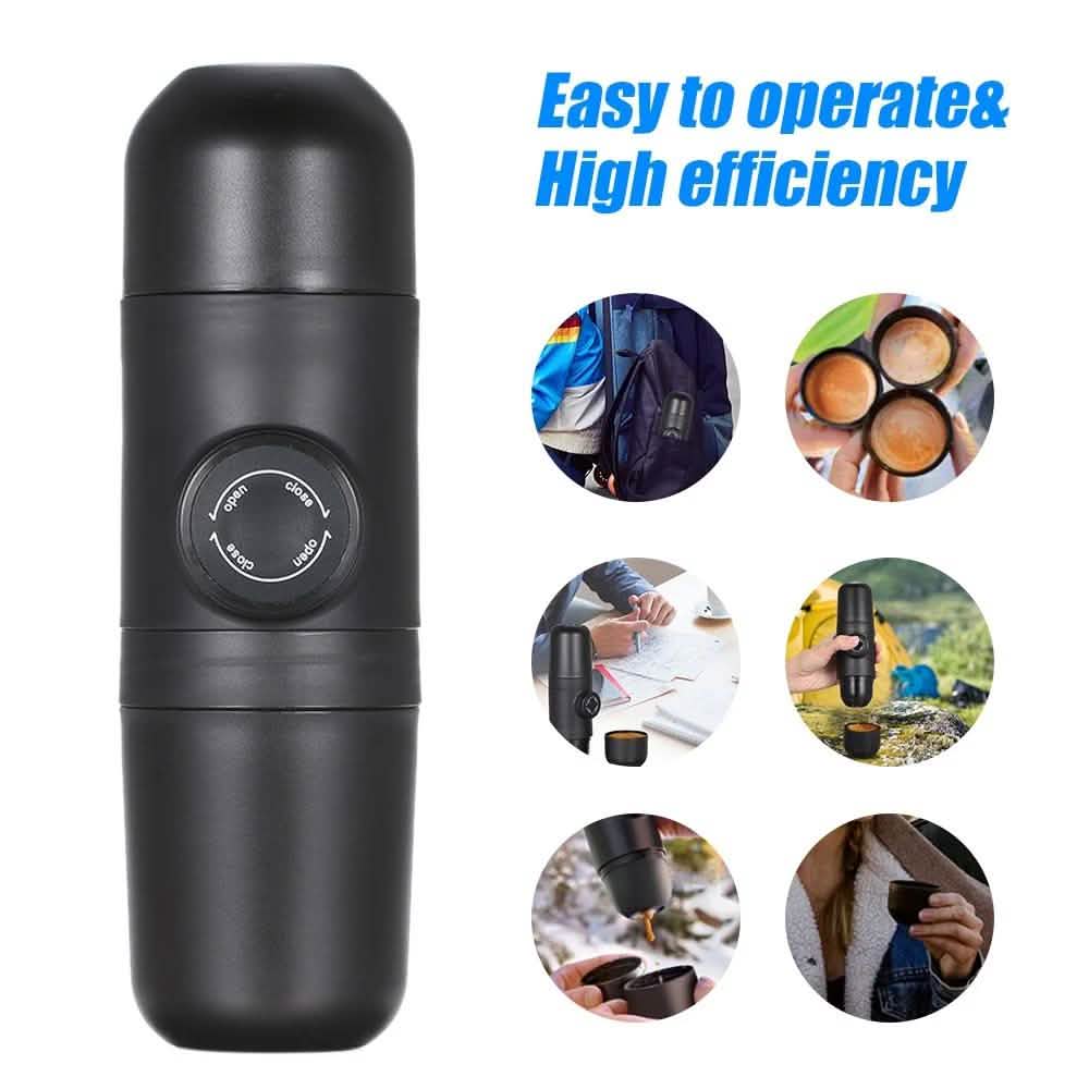 Manually Operated Portable Coffee Maker Espresso Machine Coffee Makers & Accessories - Tophatter Daily Deals