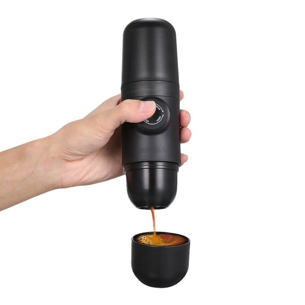 Manually Operated Portable Coffee Maker Espresso Machine Coffee Makers & Accessories - Tophatter Daily Deals