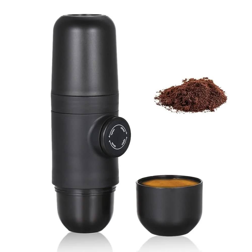 Manually Operated Portable Coffee Maker Espresso Machine Coffee Makers & Accessories - Tophatter Daily Deals