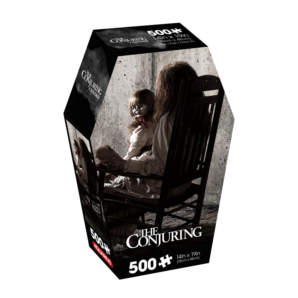 The Conjuring - Coffin Box 500 Piece Jigsaw Puzzle Jigsaw Puzzle - Tophatter Daily Deals
