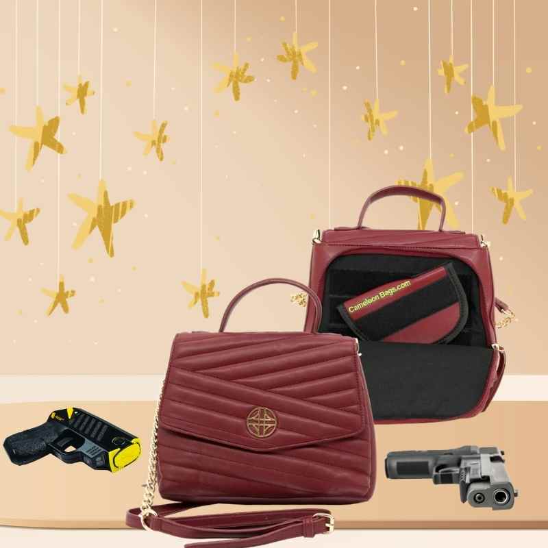 Cameleon® Venus Conceal Carry Over Shoulder Purse Handgun Purses - Tophatter Daily Deals