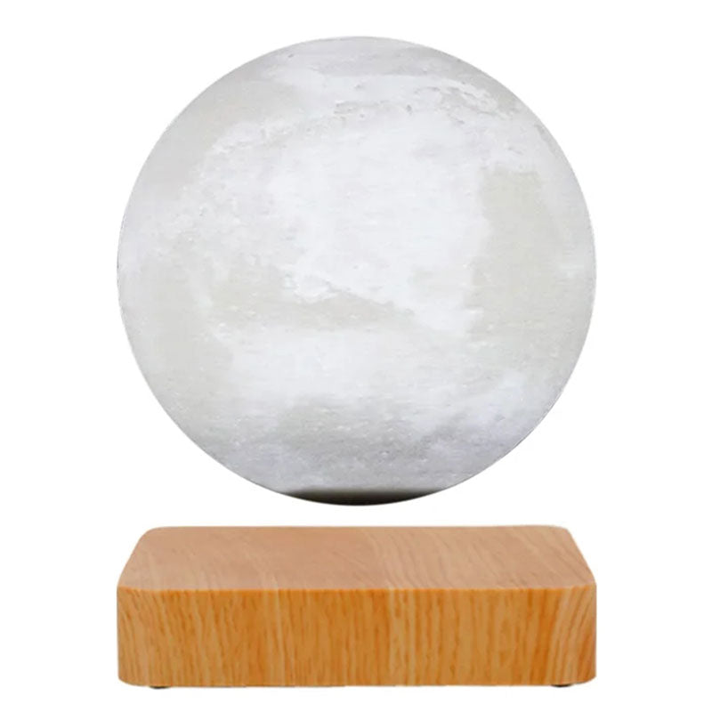 Levitating Moon Lamp Floating Night Light Cozy Home Mars - Light Base - Tophatter Daily Deals
