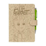 Marvel Groot - Premium A5 Notebook With Projector Pen Journal - Tophatter Daily Deals