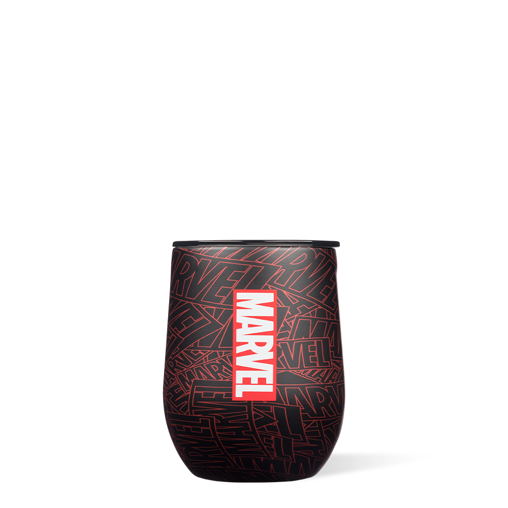 Marvel Stemless by CORKCICLE. Marvel Logo 12oz Stemless - Tophatter Daily Deals
